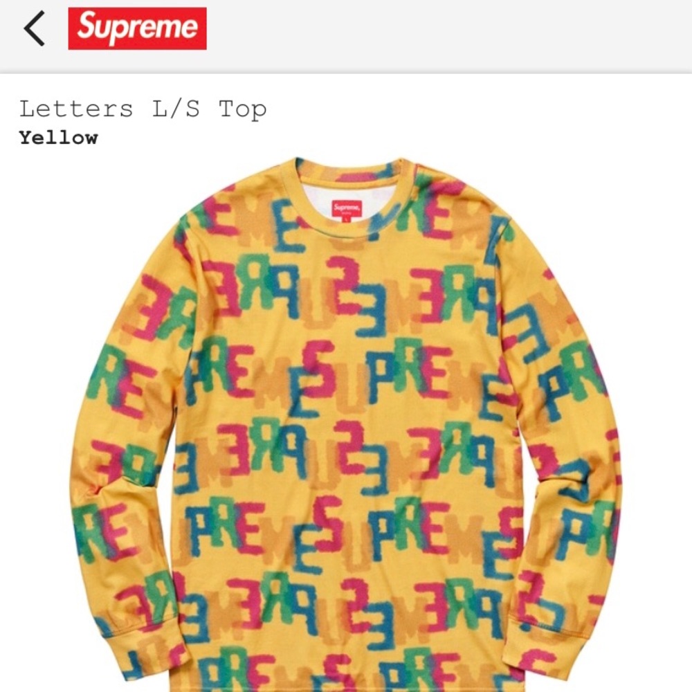 Supreme long sleeve